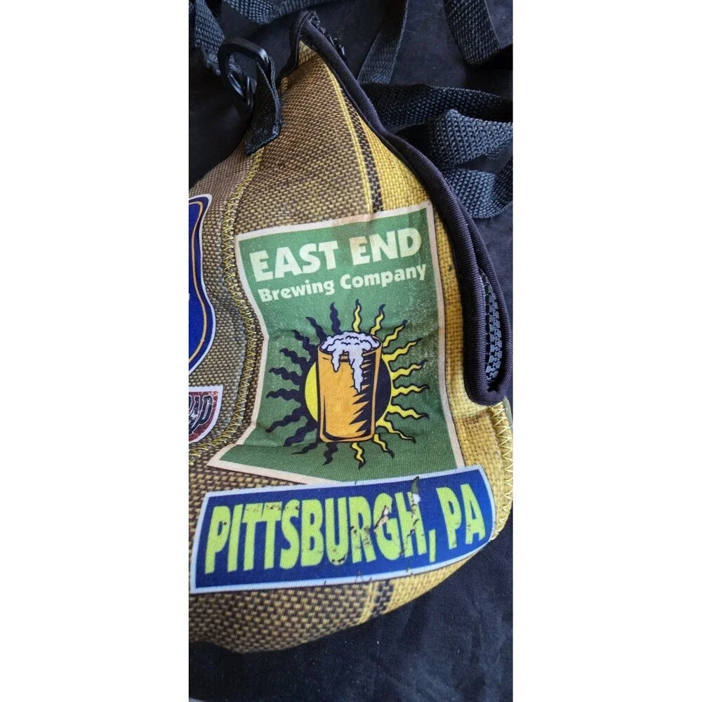 East End Brewing Pittsburgh Thermal Growler Bag With Strap Zip
